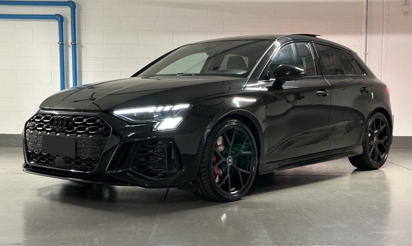 Audi RS3 — foto reale del veicolo